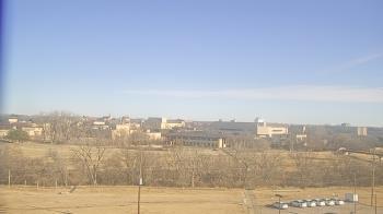 Weather camera view of Fort Hays State University.