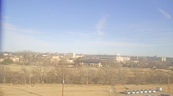 Weather camera view of Fort Hays State University.