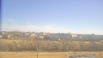 Weather camera view of Fort Hays State University.