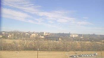 Weather camera view of Fort Hays State University.