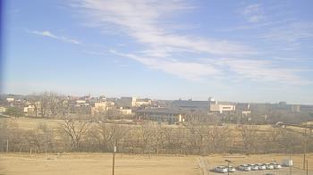 Weather camera view of Fort Hays State University.