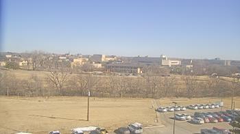 Weather camera view of Fort Hays State University.