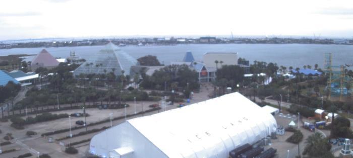 Weather camera view of Moody Gardens Inc..
