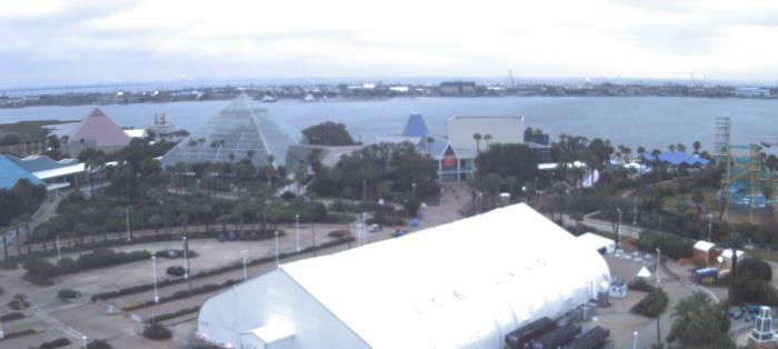 Weather camera view of Moody Gardens Inc..