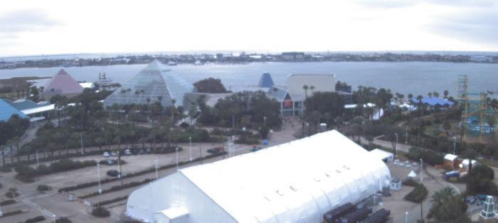 Weather camera view of Moody Gardens Inc..