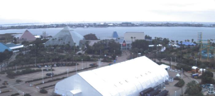 Weather camera view of Moody Gardens Inc..