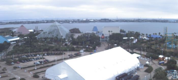 Weather camera view of Moody Gardens Inc..