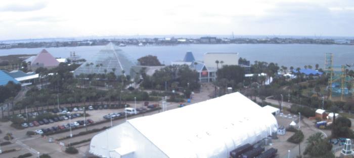 Weather camera view of Moody Gardens Inc..