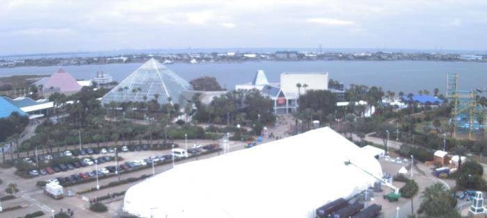 Weather camera view of Moody Gardens Inc..