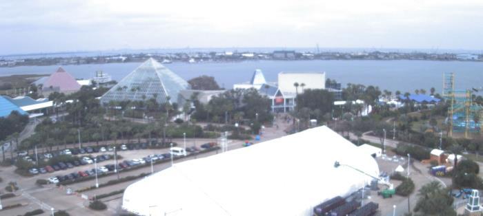 Weather camera view of Moody Gardens Inc..