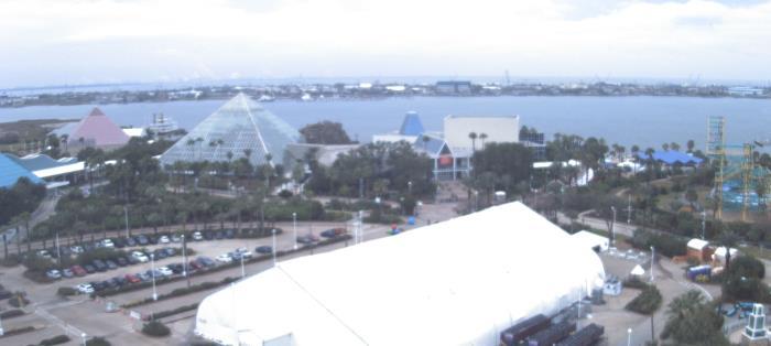Weather camera view of Moody Gardens Inc..