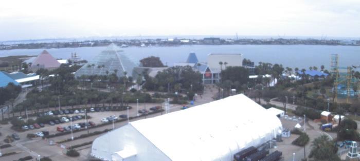Weather camera view of Moody Gardens Inc..