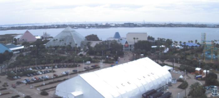 Weather camera view of Moody Gardens Inc..