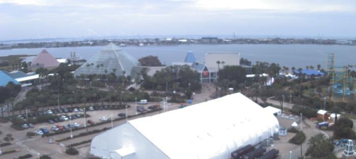 Weather camera view of Moody Gardens Inc..