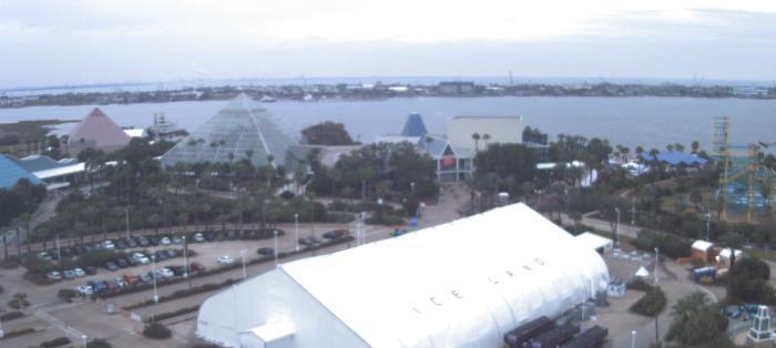 Weather camera view of Moody Gardens Inc..