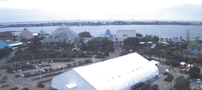 Weather camera view of Moody Gardens Inc..