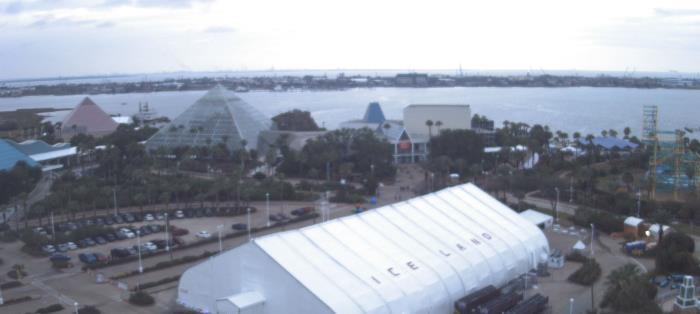 Weather camera view of Moody Gardens Inc..