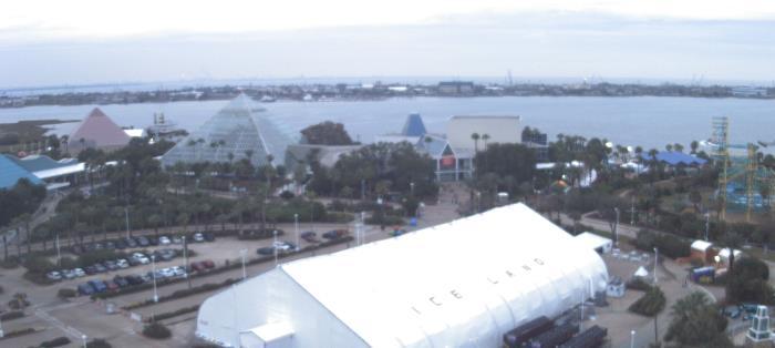 Weather camera view of Moody Gardens Inc..