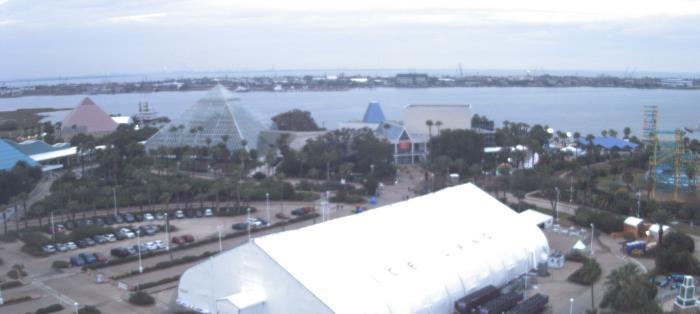 Weather camera view of Moody Gardens Inc..