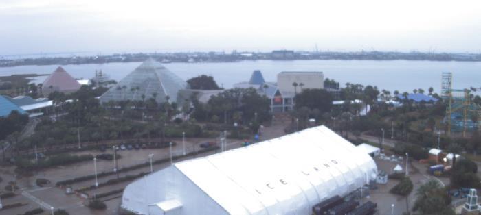 Weather camera view of Moody Gardens Inc..