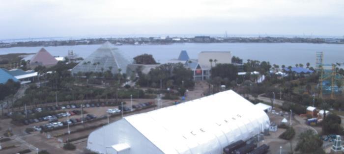 Weather camera view of Moody Gardens Inc..