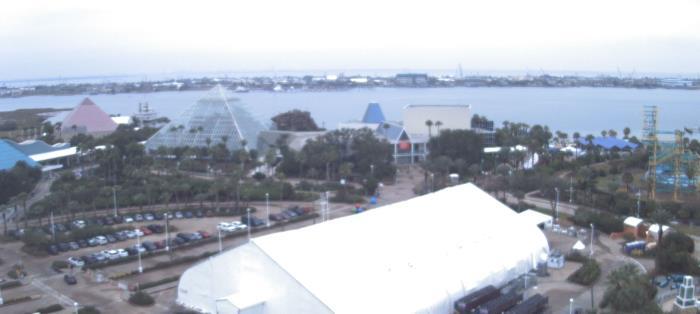 Weather camera view of Moody Gardens Inc..