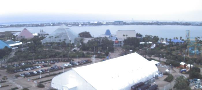 Weather camera view of Moody Gardens Inc..