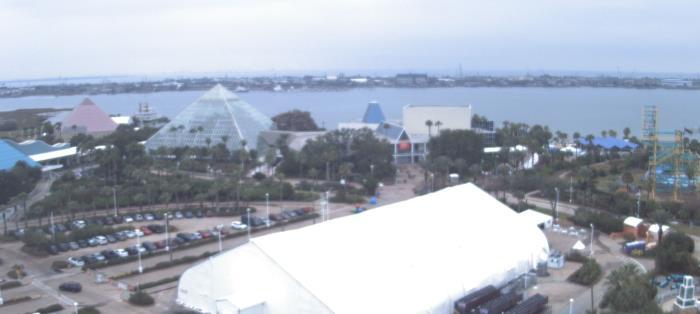 Weather camera view of Moody Gardens Inc..