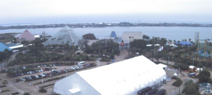 Weather camera view of Moody Gardens Inc..