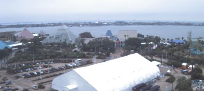 Weather camera view of Moody Gardens Inc..