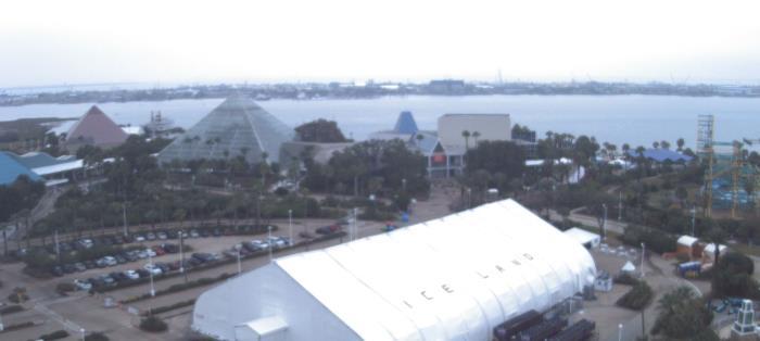 Weather camera view of Moody Gardens Inc..