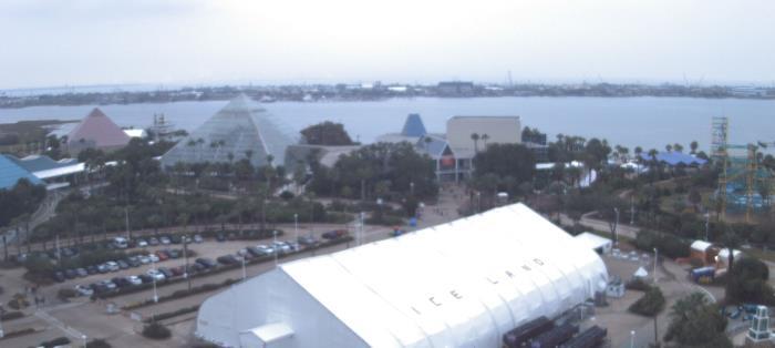 Weather camera view of Moody Gardens Inc..