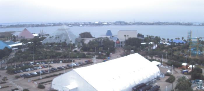 Weather camera view of Moody Gardens Inc..