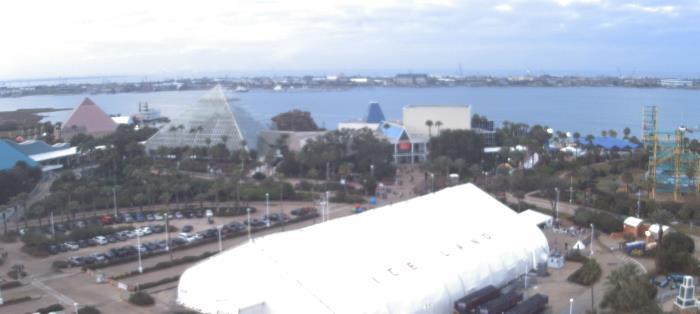 Weather camera view of Moody Gardens Inc..