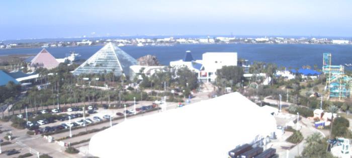 Weather camera view of Moody Gardens Inc..