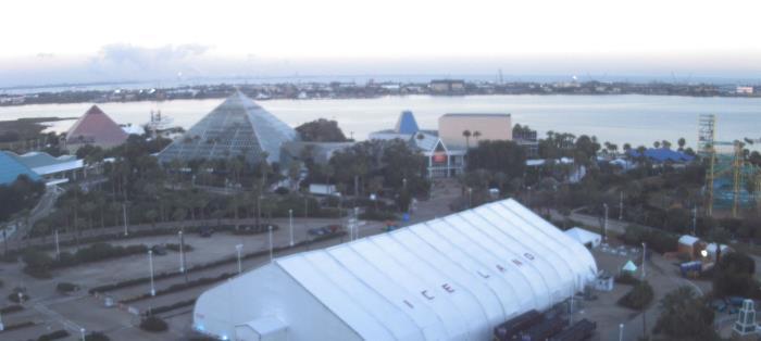 Weather camera view of Moody Gardens Inc..