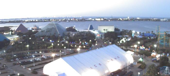 Weather camera view of Moody Gardens Inc..