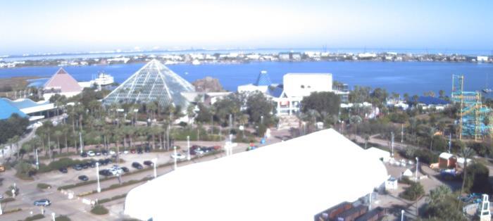 Weather camera view of Moody Gardens Inc..