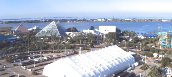 Weather camera view of Moody Gardens Inc..