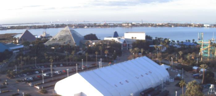 Weather camera view of Moody Gardens Inc..