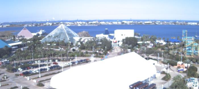 Weather camera view of Moody Gardens Inc..