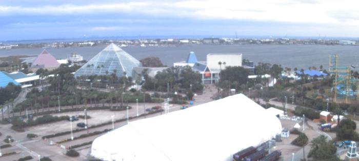 Weather camera view of Moody Gardens Inc..