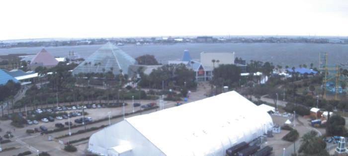 Weather camera view of Moody Gardens Inc..