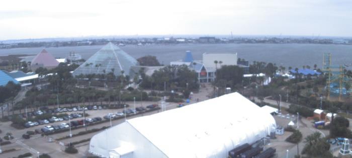 Weather camera view of Moody Gardens Inc..