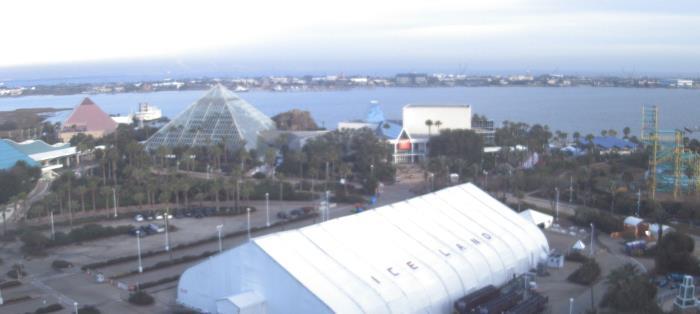 Weather camera view of Moody Gardens Inc..