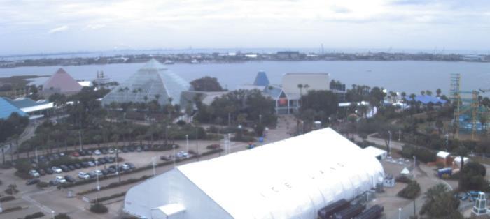 Weather camera view of Moody Gardens Inc..