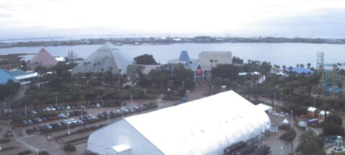 Weather camera view of Moody Gardens Inc..