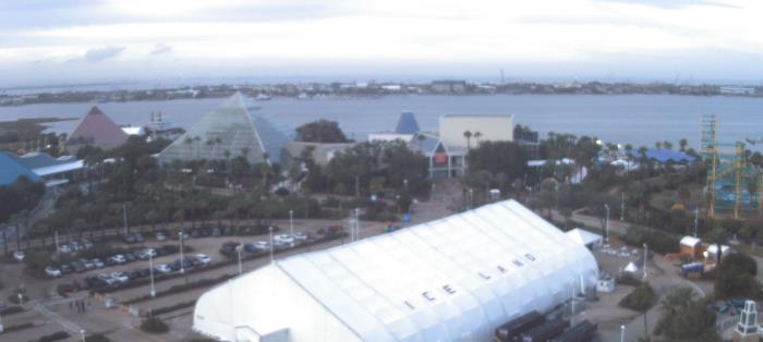 Weather camera view of Moody Gardens Inc..