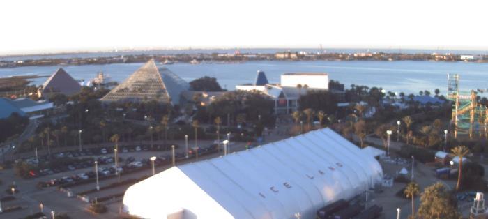 Weather camera view of Moody Gardens Inc..