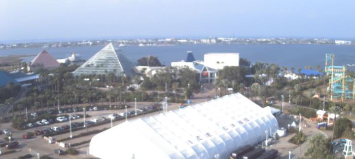 Weather camera view of Moody Gardens Inc..